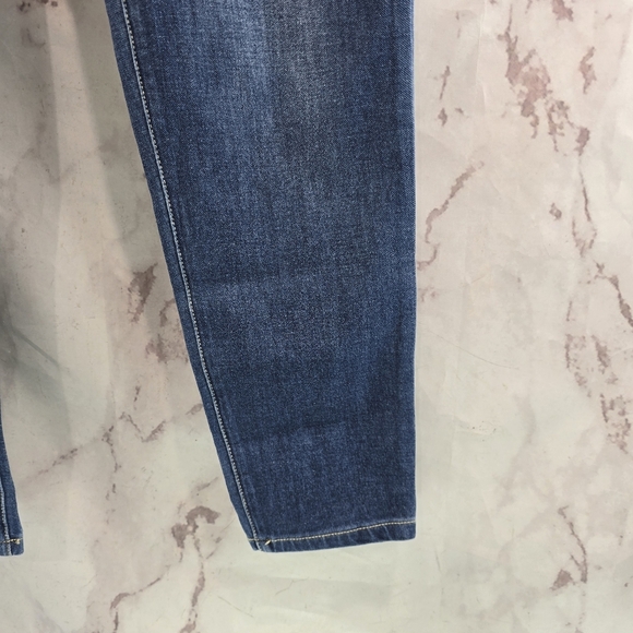 Betabrand Jeans Women Small Petite Skinny Leg Denim High 4 Pocket Ashbury Short - Picture 4 of 10